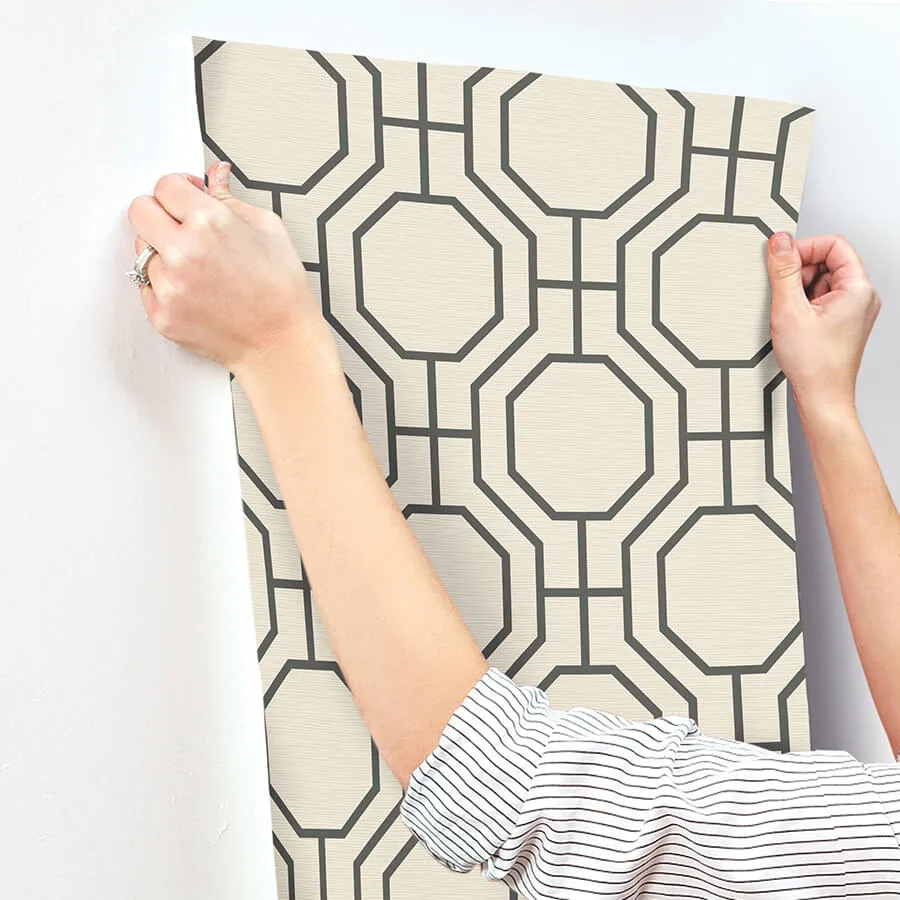A-Street Prints Manor wallpaper, color Black, SKU 4122-27049