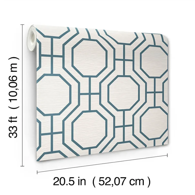 A-Street Prints Manor wallpaper, color Blue, SKU 4122-27048