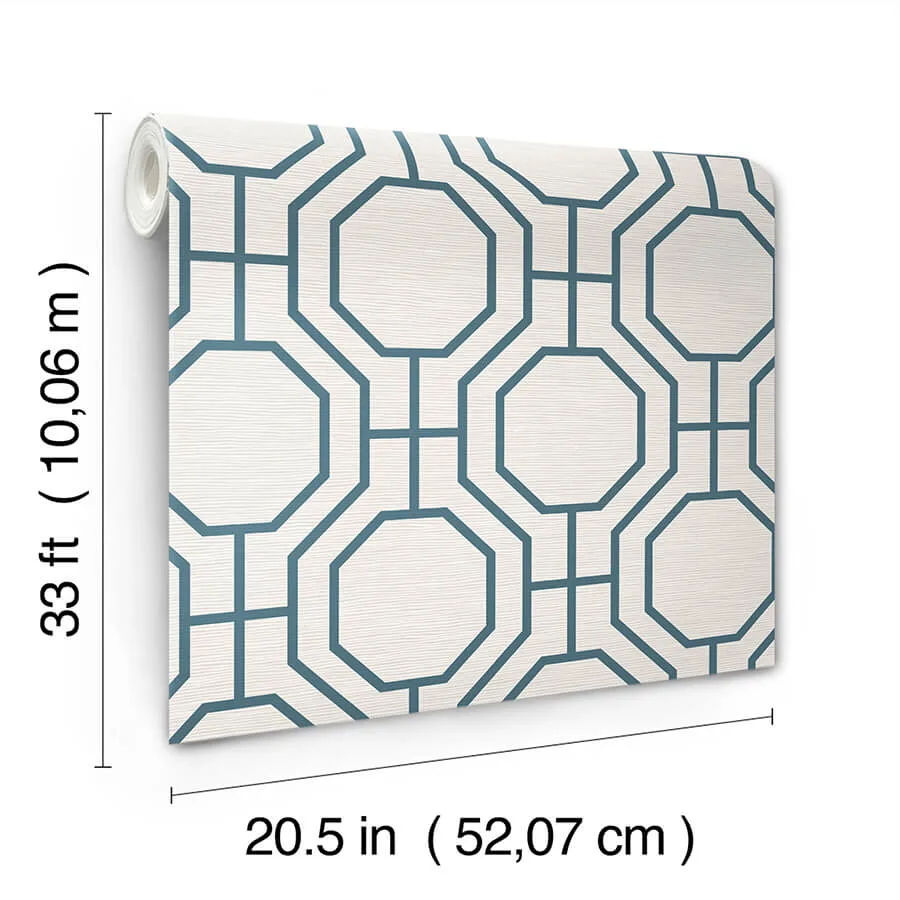 A-Street Prints Manor - Blue Wallpaper | Buy Online A-Street Prints Manor wallpaper, color Blue, SKU 4122-27048