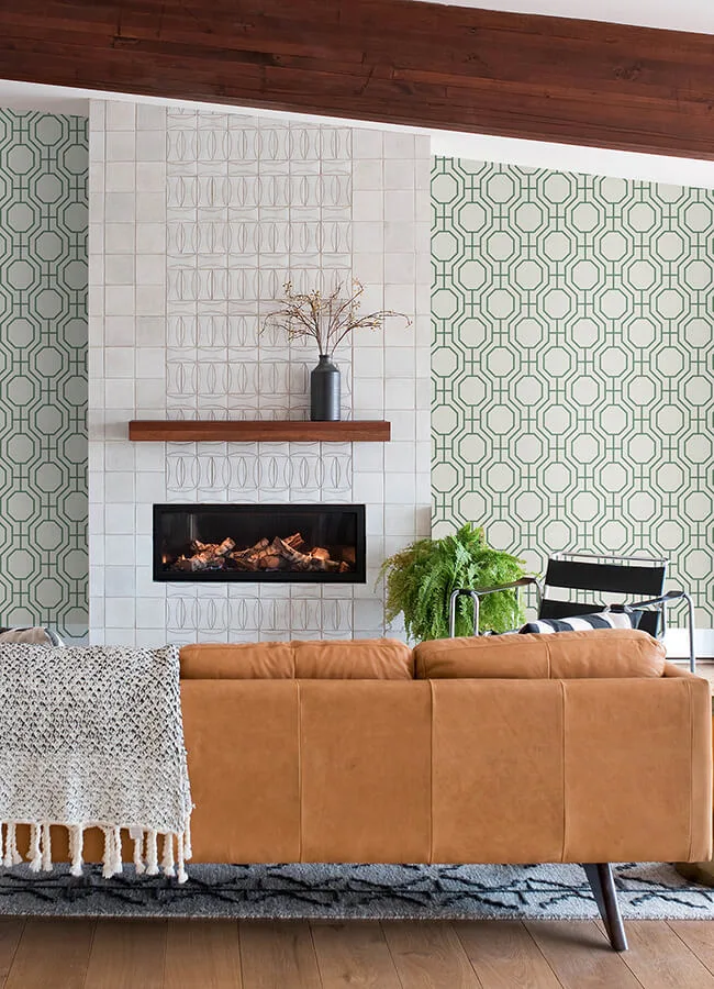 A-Street Prints Manor wallpaper, color Green, SKU 4122-27047