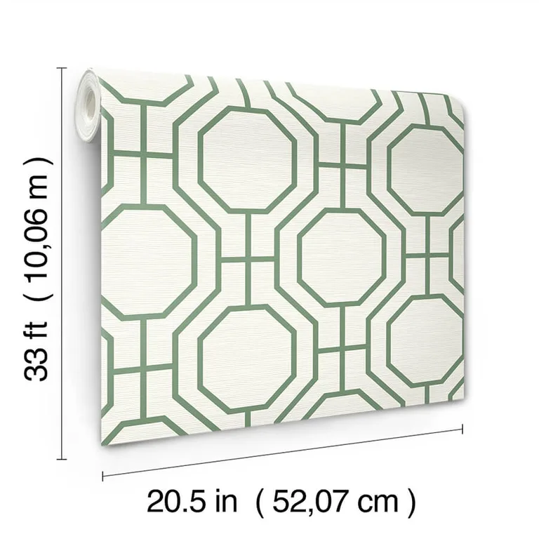 A-Street Prints Manor wallpaper, color Green, SKU 4122-27047