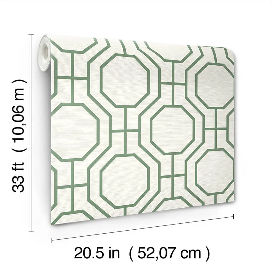 A-Street Prints Manor wallpaper, color Green, SKU 4122-27047