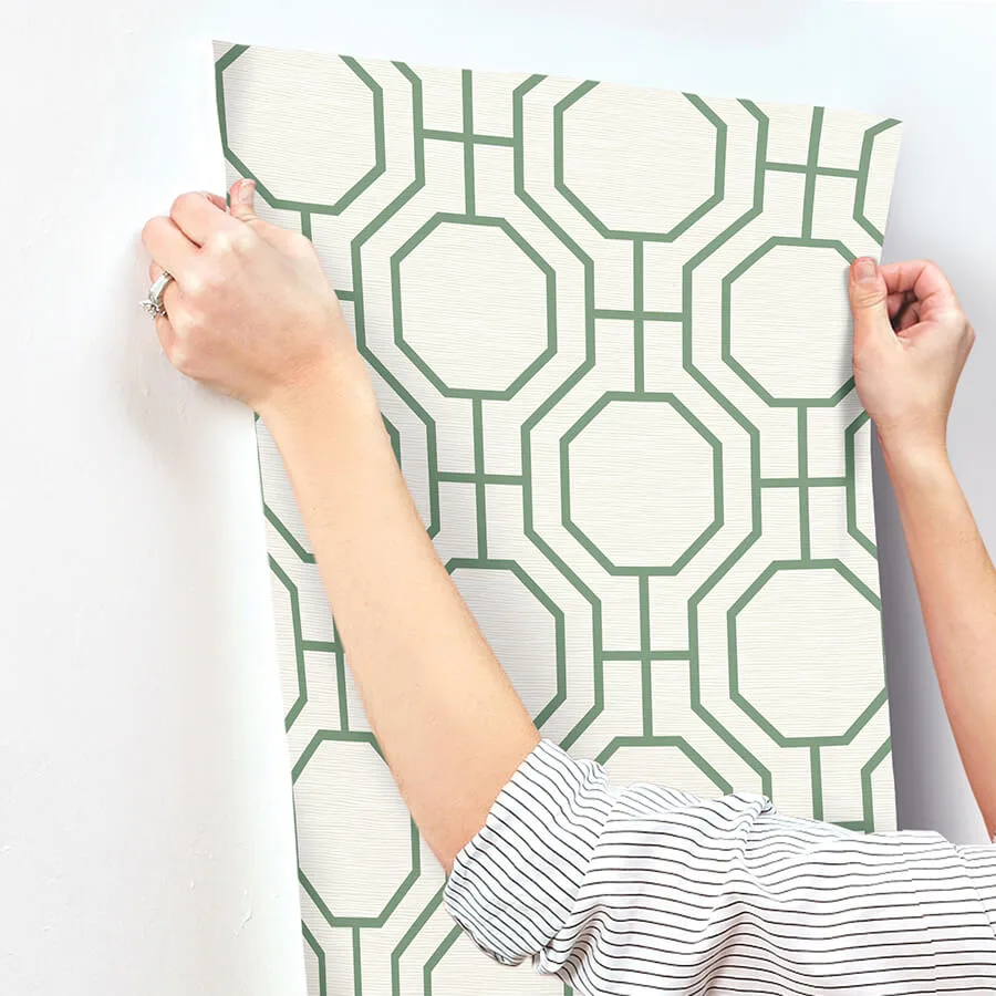 A-Street Prints Manor wallpaper, color Green, SKU 4122-27047