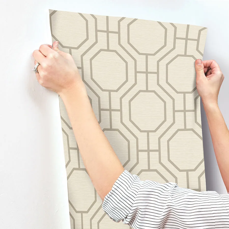 A-Street Prints Manor - Taupe Wallpaper | Buy Online A-Street Prints Manor wallpaper, color Taupe, SKU 4122-27046