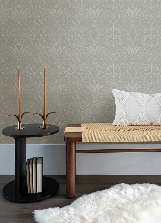 A-Street Prints Mara - Grey Wallpaper | Buy Online A-Street Prints Mara wallpaper, color Grey, SKU 4143-34008