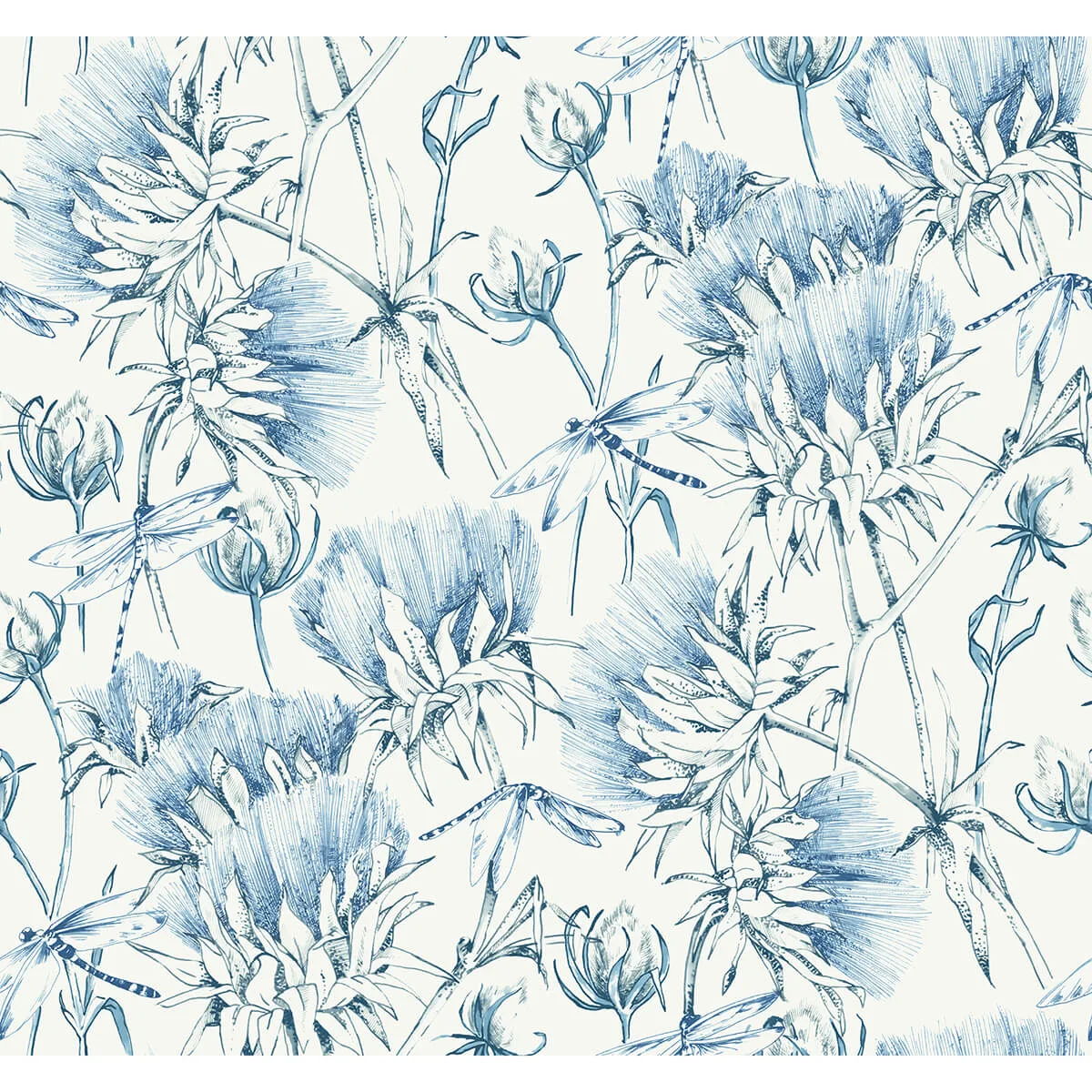 A-Street Prints Mariell wallpaper, color Blue, SKU 2973-90403