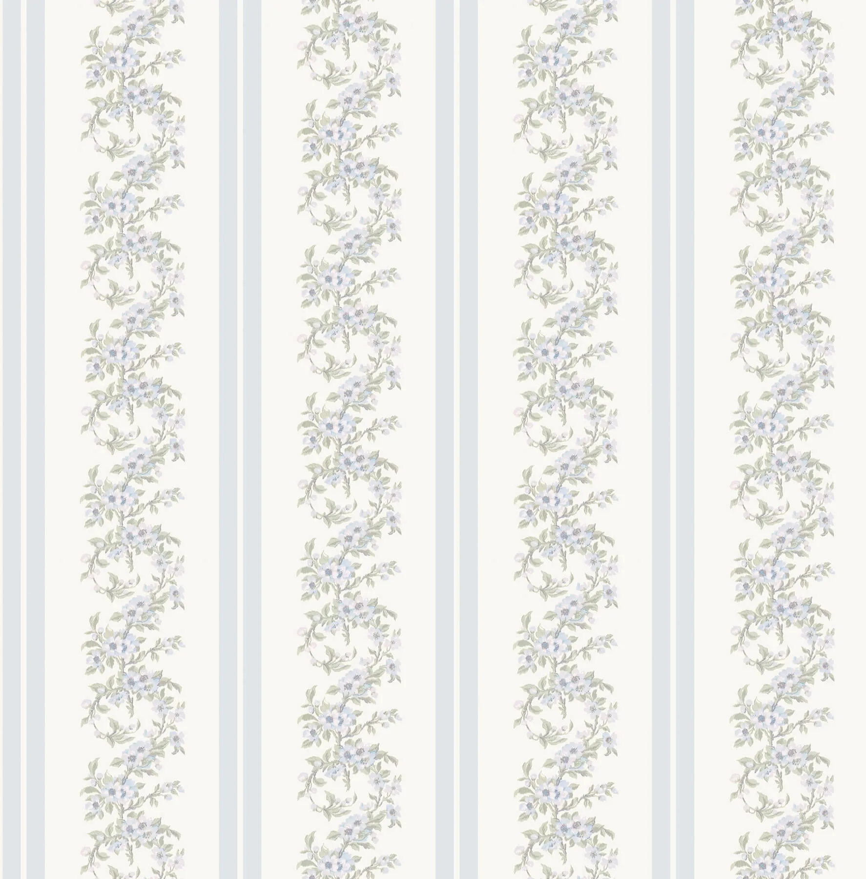 A-Street Prints Marigold Wreath wallpaper, color Baby Blue Rush, SKU AST4650