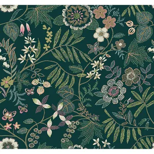 A-Street Prints Marilyn wallpaper, color Green, SKU 4034-72139