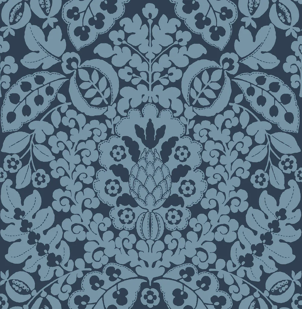 A-Street Prints Marni wallpaper, color Navy, SKU 4081-26334