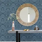 A-Street Prints Marni - Navy Wallpaper | Buy Online A-Street Prints Marni wallpaper, color Navy, SKU 4081-26334