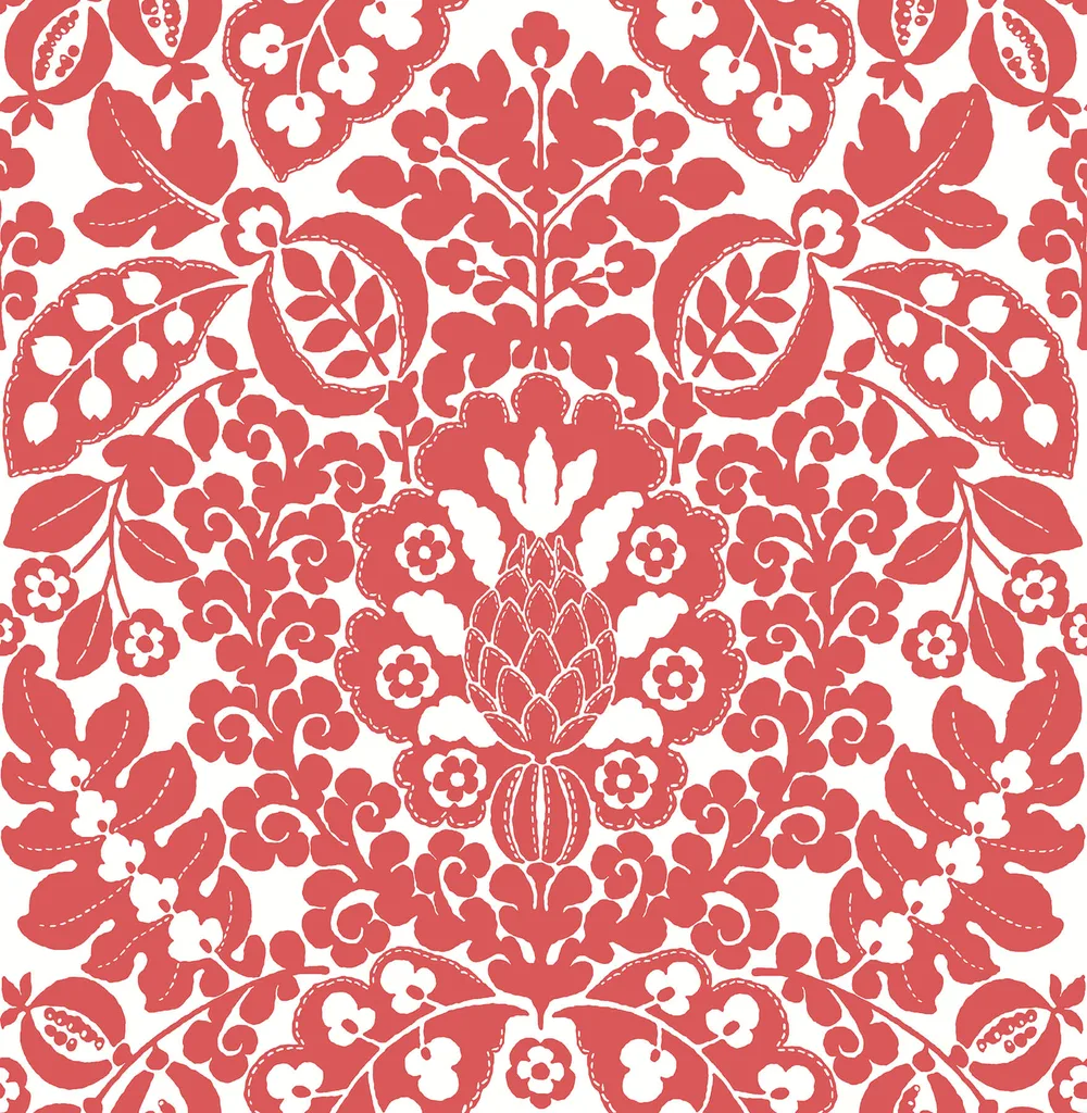 A-Street Prints Marni wallpaper, color Red, SKU 4081-26336