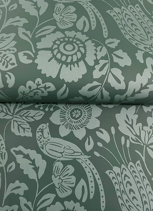 A-Street Prints Marta - Green Wallpaper | Buy Online A-Street Prints Marta wallpaper, color Green, SKU 4147-27362