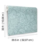 A-Street Prints Marta - Teal Wallpaper | Buy Online A-Street Prints Marta wallpaper, color Teal, SKU 4147-27363
