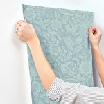A-Street Prints Marta - Teal Wallpaper | Buy Online A-Street Prints Marta wallpaper, color Teal, SKU 4147-27363