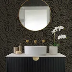 A-Street Prints Massar - Black Wallpaper | Buy Online A-Street Prints Massar wallpaper, color Black, SKU 4177-27709