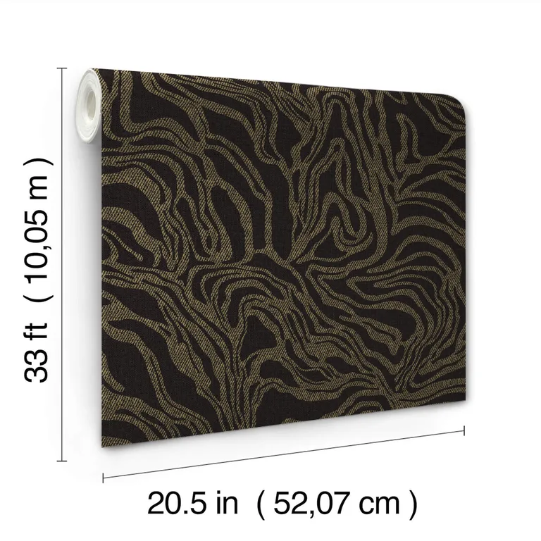 A-Street Prints Massar wallpaper, color Black, SKU 4177-27709