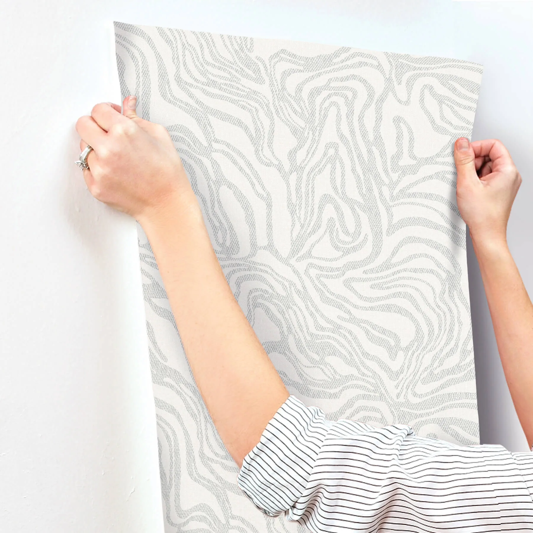 A-Street Prints Massar - Silver Wallpaper | Buy Online A-Street Prints Massar wallpaper, color Silver, SKU 4177-27708