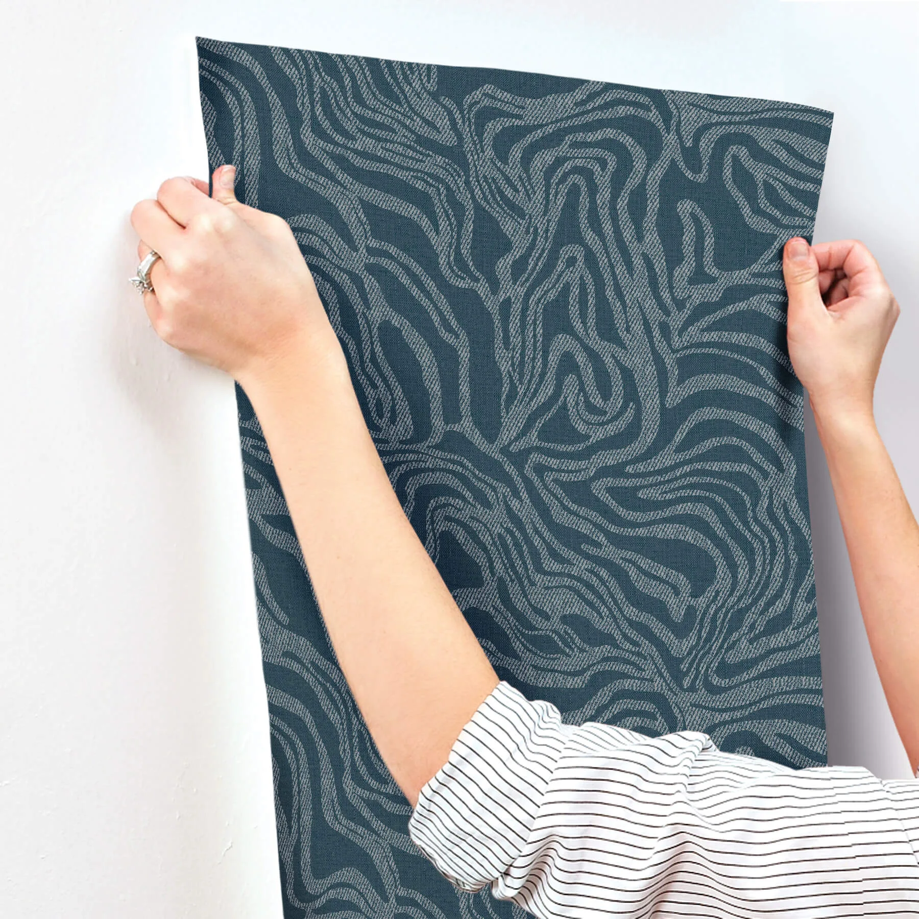 A-Street Prints Massar wallpaper, color Teal, SKU 4177-27707