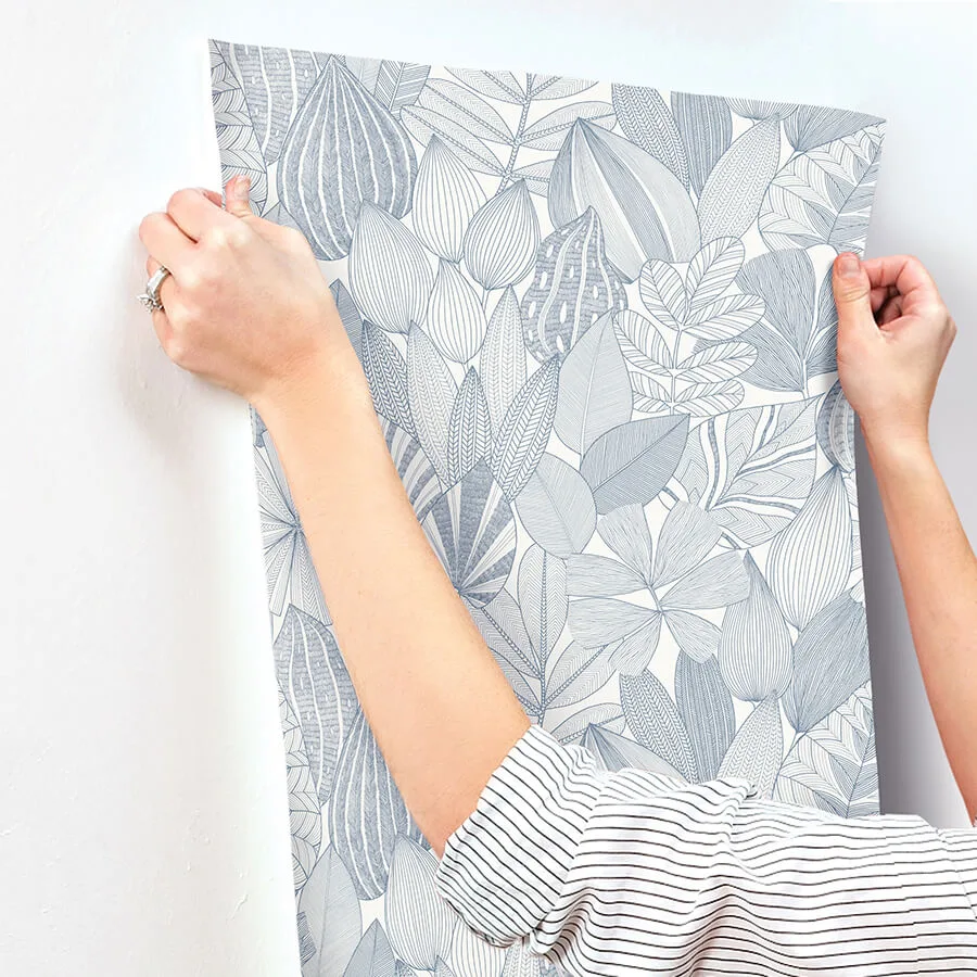 A-Street Prints Mathias wallpaper, color Blue, SKU 4155-72812