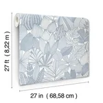 A-Street Prints Mathias wallpaper, color Blue, SKU 4155-72812