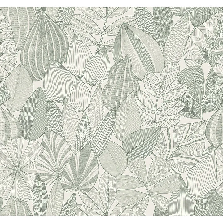 A-Street Prints Mathias wallpaper, color Green, SKU 4155-72811