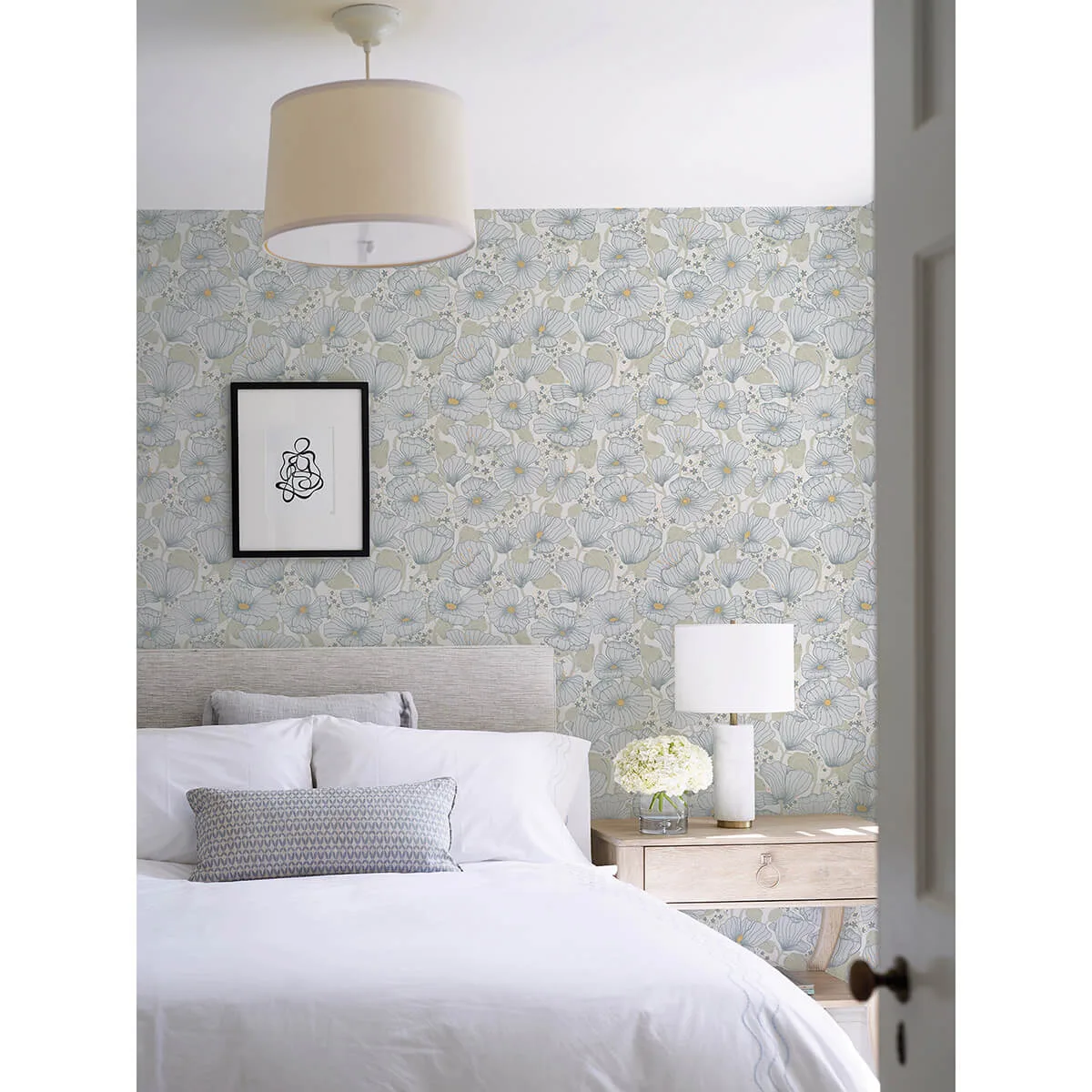 A-Street Prints Matilda wallpaper, color Blue, SKU 2932-65110