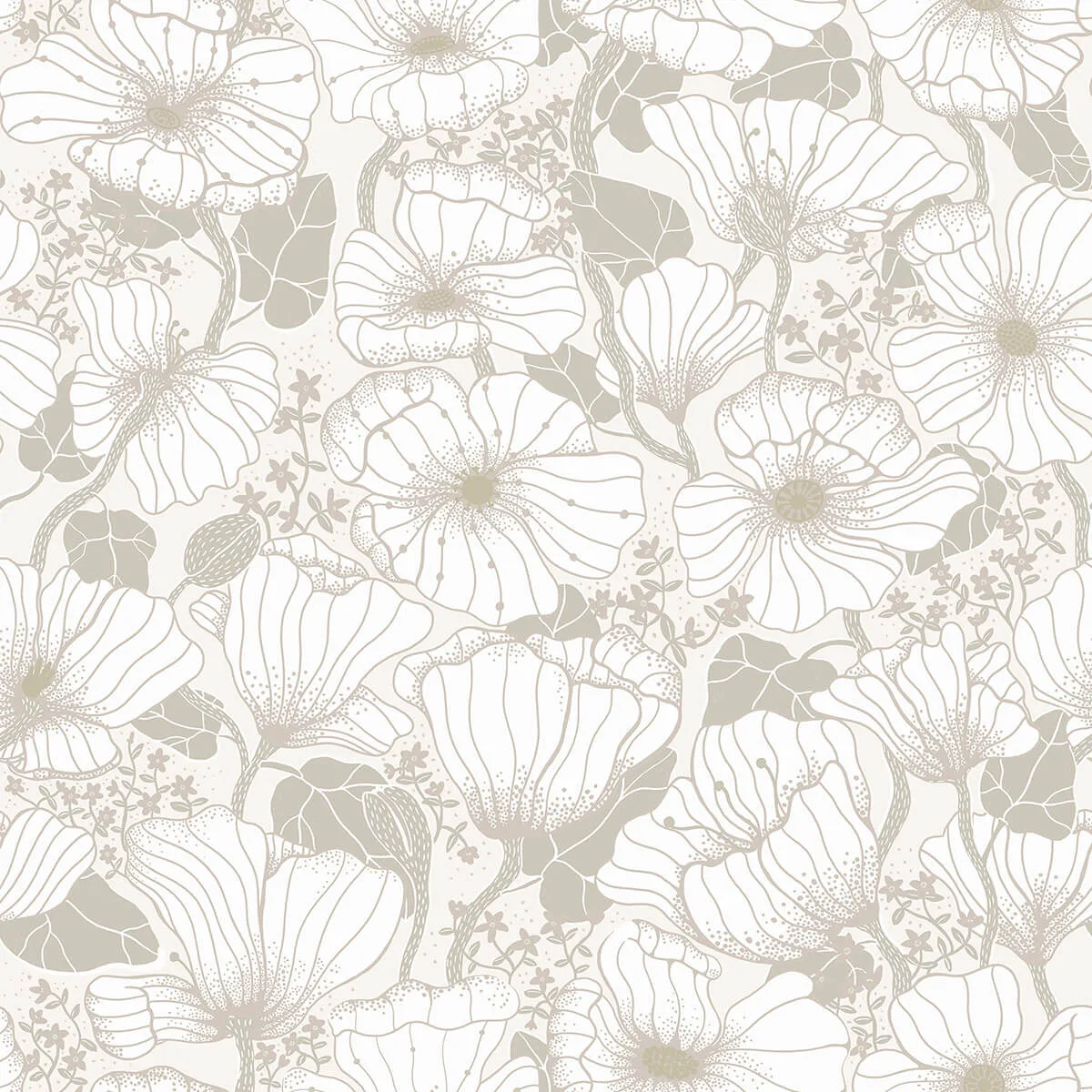 A-Street Prints Matilda wallpaper, color Grey, SKU 2932-65109