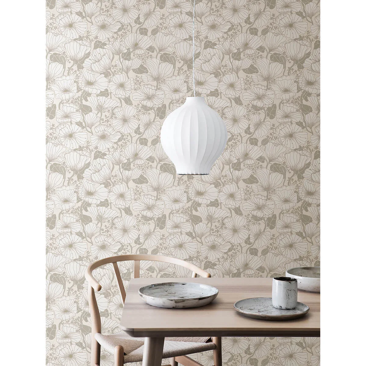 A-Street Prints Matilda wallpaper, color Grey, SKU 2932-65109