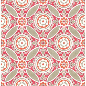 A-Street Prints Maya wallpaper, color Pink, SKU 2744-24113