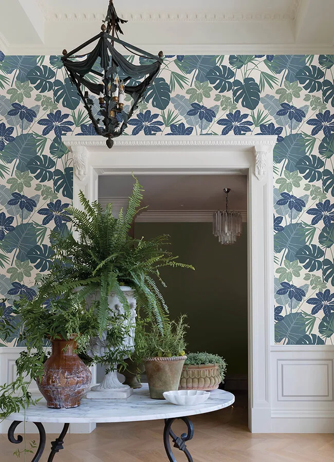 A-Street Prints Medellin wallpaper, color Blue, SKU 4122-72411
