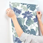 A-Street Prints Medellin - Blue Wallpaper | Buy Online A-Street Prints Medellin wallpaper, color Blue, SKU 4122-72411