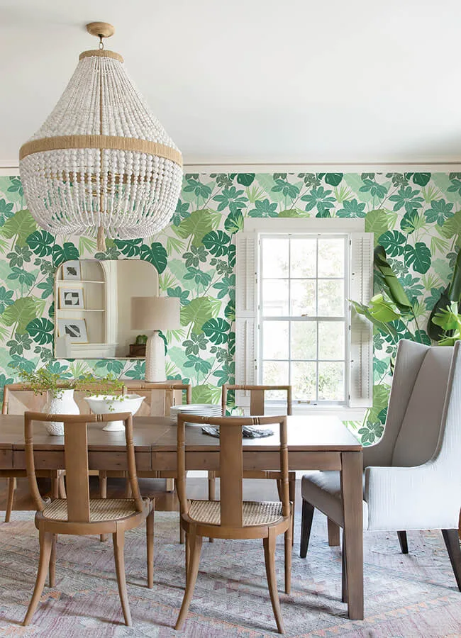 A-Street Prints Medellin - Green Wallpaper | Buy Online A-Street Prints Medellin wallpaper, color Green, SKU 4122-72409