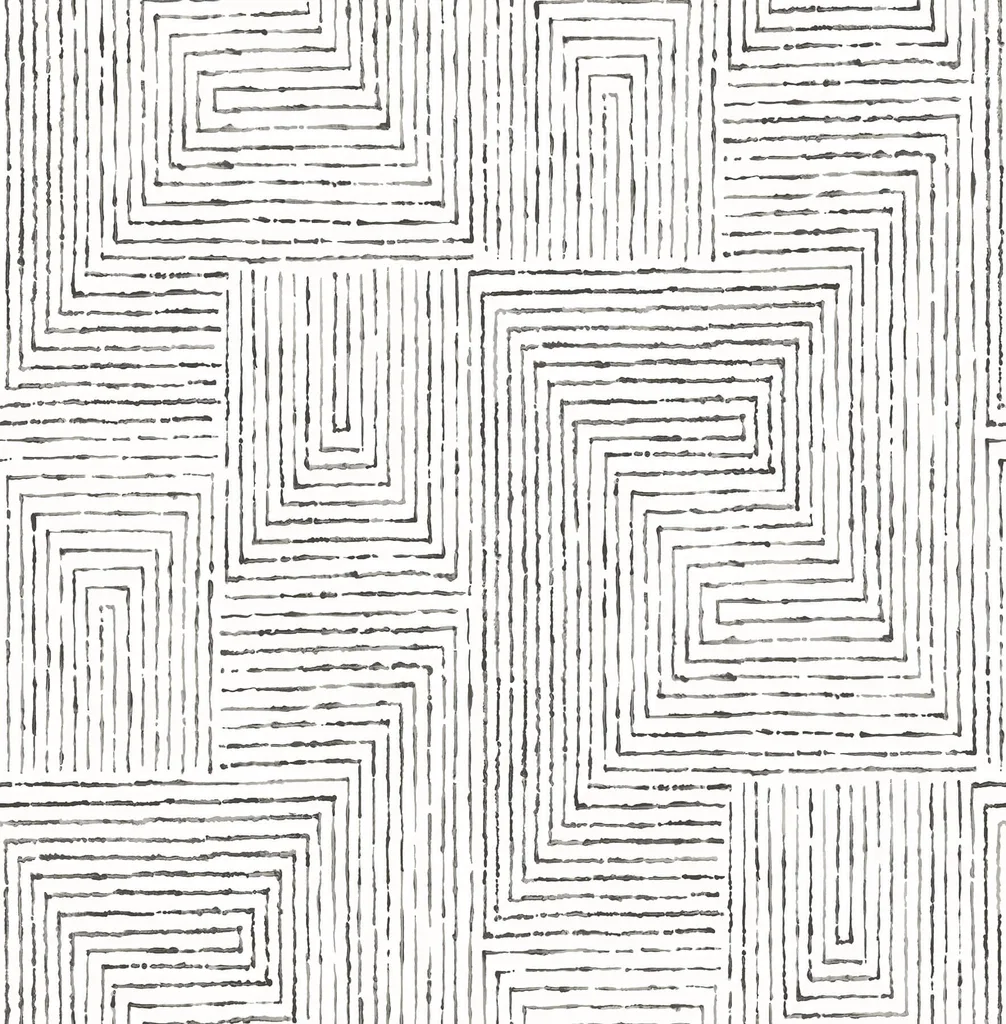A-Street Prints Merritt wallpaper, color Black, SKU 2964-25958