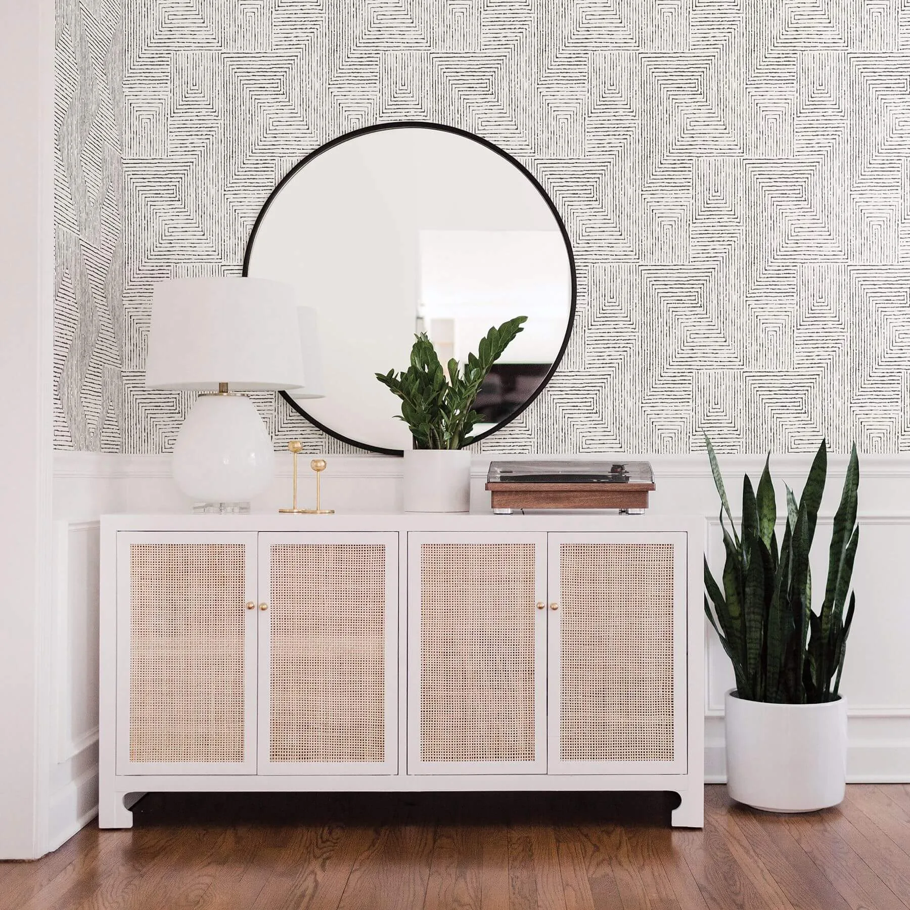 A-Street Prints Merritt wallpaper, color Black, SKU 2964-25958
