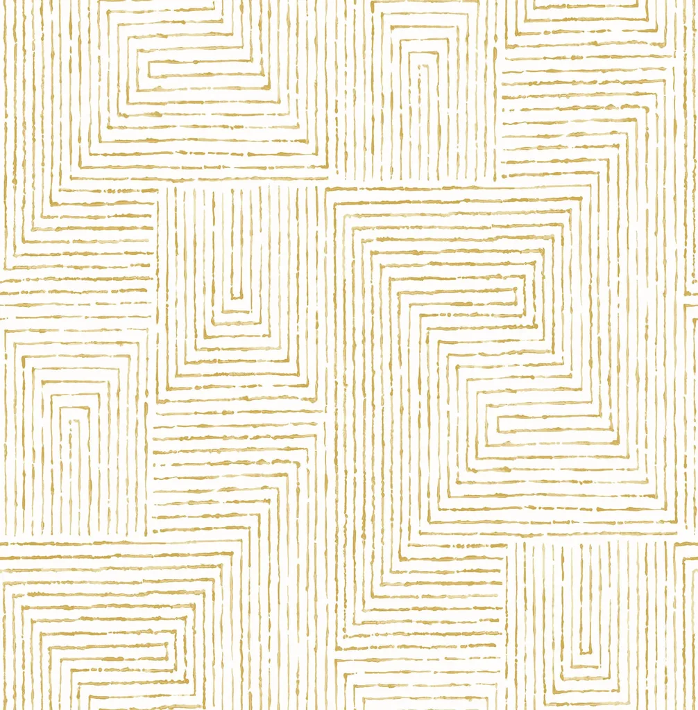 A-Street Prints Merritt wallpaper, color Honey, SKU 2964-25957