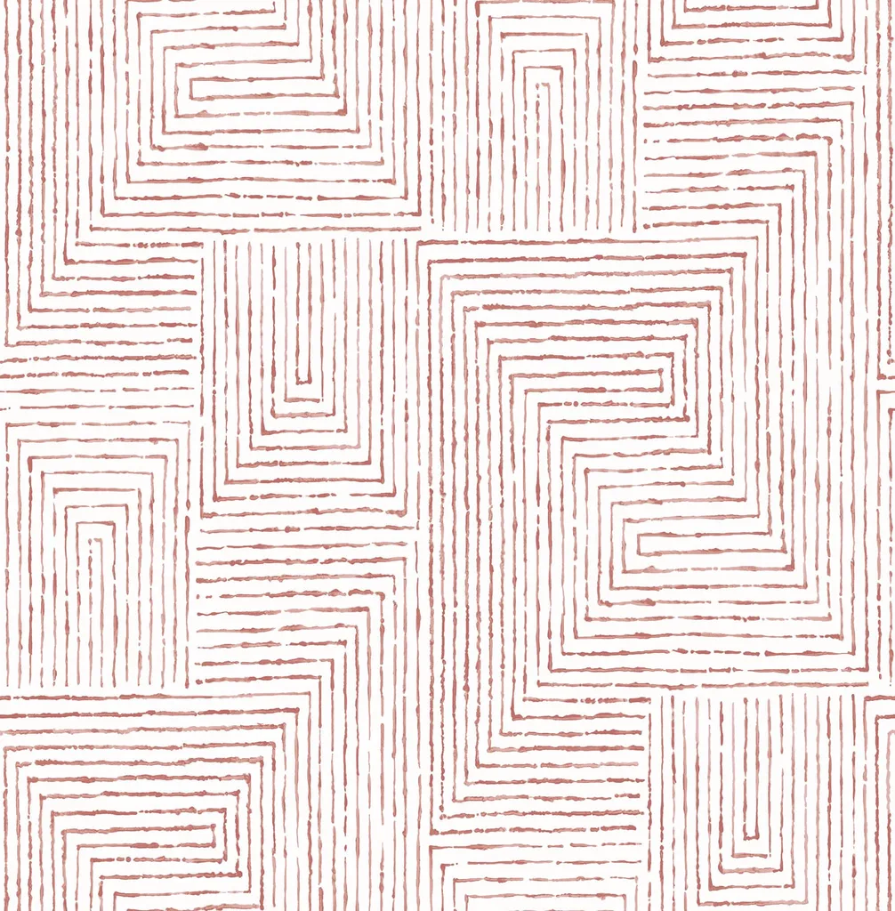 A-Street Prints Merritt wallpaper, color Red, SKU 2964-25956