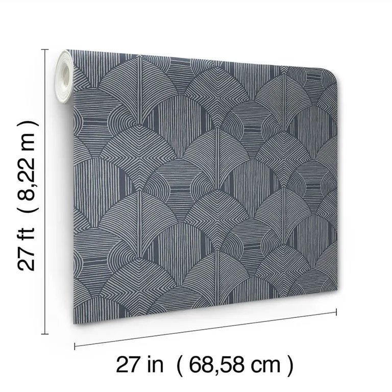 A-Street Prints Meyberg wallpaper, color Blue, SKU 4155-72807