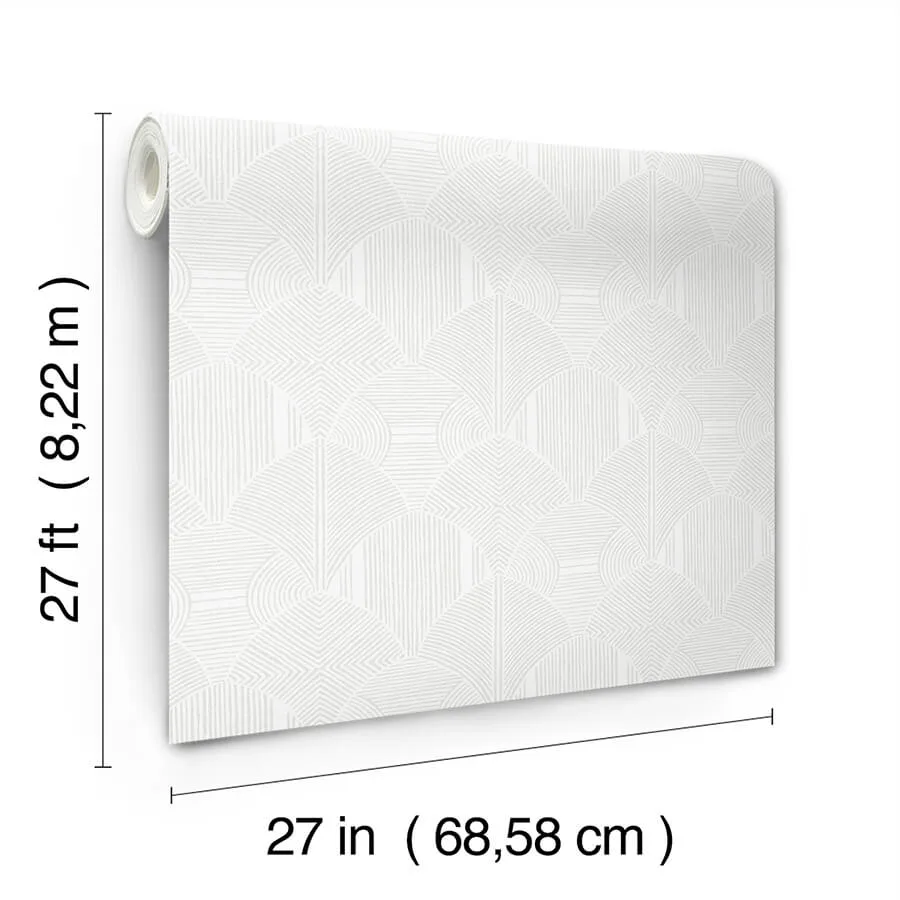 A-Street Prints Meyberg wallpaper, color Silver, SKU 4155-72806