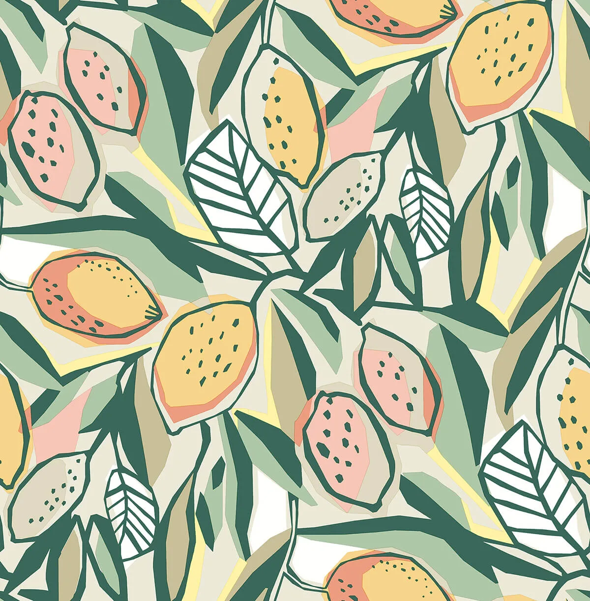 A-Street Prints Meyer wallpaper, color Peach, SKU 4014-26419