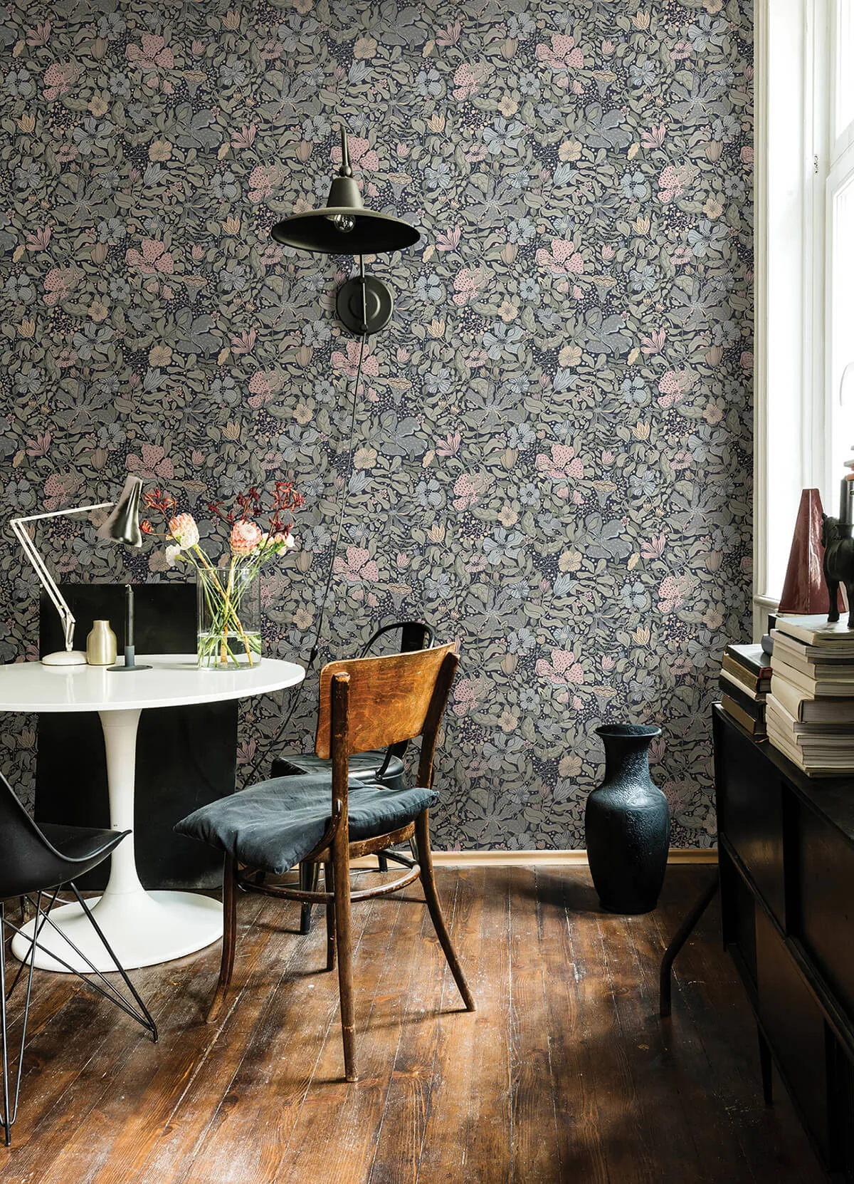 A-Street Prints Midsommar - Dark Blue Wallpaper | Buy Online A-Street Prints Midsommar wallpaper, color Dark Blue, SKU 4111-63021