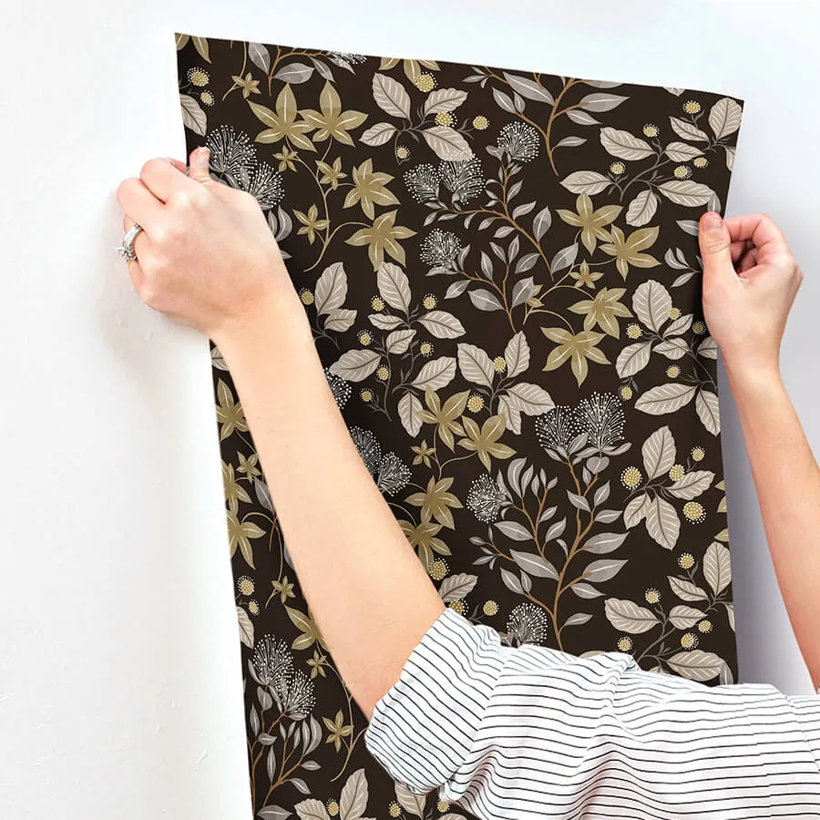 A-Street Prints Mildred - Black Wallpaper | Buy Online A-Street Prints Mildred wallpaper, color Black, SKU 4155-72817