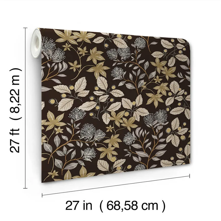 A-Street Prints Mildred - Black Wallpaper | Buy Online A-Street Prints Mildred wallpaper, color Black, SKU 4155-72817
