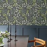 A-Street Prints Mildred wallpaper, color Charcoal, SKU 4155-72815