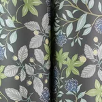A-Street Prints Mildred wallpaper, color Charcoal, SKU 4155-72815