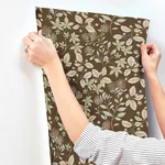 A-Street Prints Mildred - Espresso Wallpaper | Buy Online A-Street Prints Mildred wallpaper, color Espresso, SKU 4155-72816