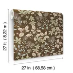 A-Street Prints Mildred - Espresso Wallpaper | Buy Online A-Street Prints Mildred wallpaper, color Espresso, SKU 4155-72816