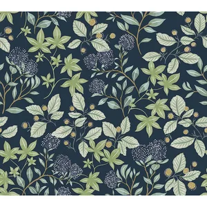 A-Street Prints Mildred wallpaper, color Indigo, SKU 4155-72814