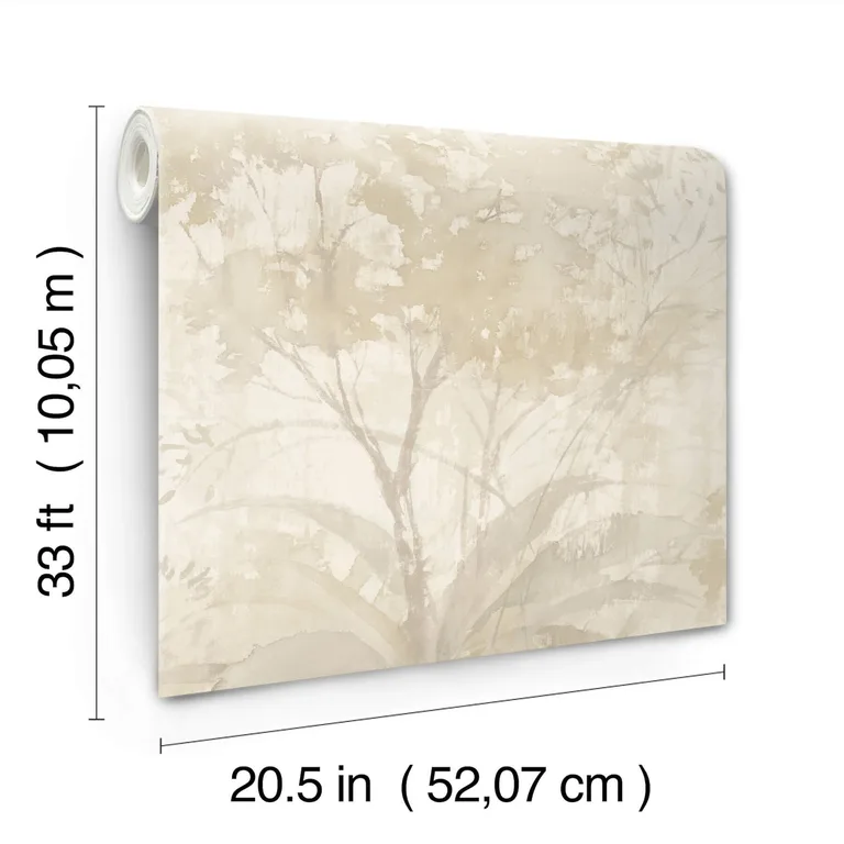 A-Street Prints Mistwood wallpaper, color Beige, SKU 4177-27752