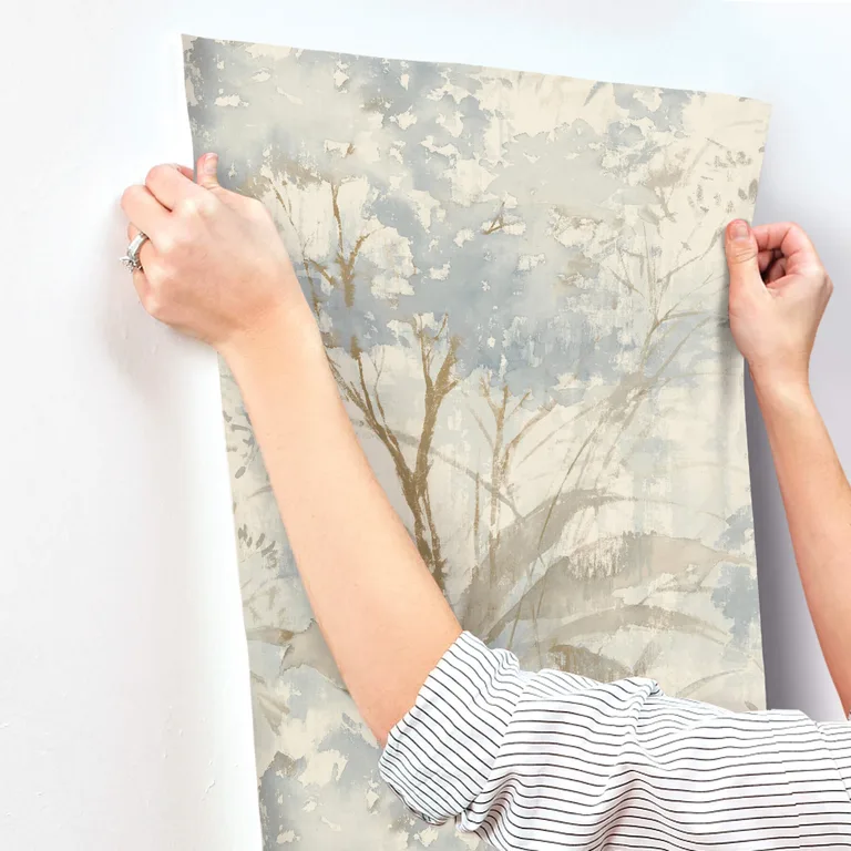 A-Street Prints Mistwood wallpaper, color Blue, SKU 4177-27749