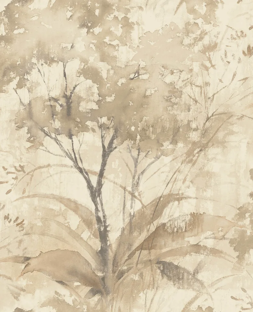 A-Street Prints Mistwood wallpaper, color Coffee, SKU 4177-27750